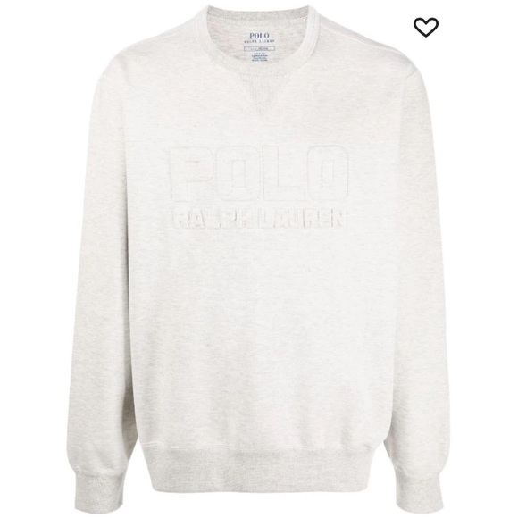 NWT Polo Ralph Lauren
embossed-logo lettering sweatshirt - Picture 3 of 8